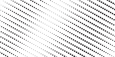 Background with monochrome dotted texture. Polka dot pattern template