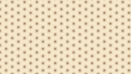 Stylized Sunflower Pattern on Light Beige Background
