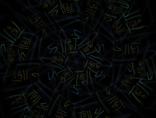 Imaginatory fractal abstract background Image