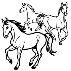 horse vector
