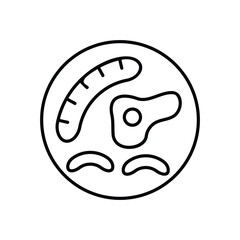 Bandeja Paisa vector icon