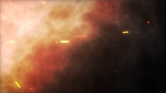 Explosion Fire Embers Movie Trailer Background (Customizable)
