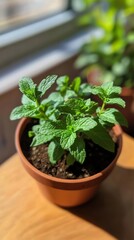 beautiful peppermint plant