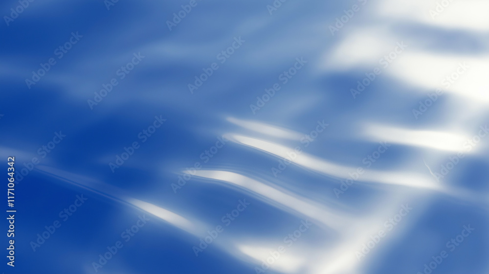 Wall mural abstract blue and white light trails background creating dynamic visual effect