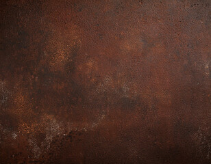 Empty brown rusty stone or metal surface texture. Long banner format.