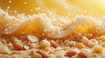 Indulgent Creamy Wave of Almonds and Sugar Delights