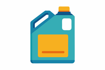container for keeping fuel or motor oil vector illustration