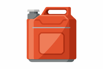 container for keeping fuel or motor oil vector illustration