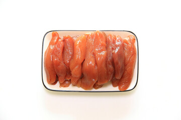 바다 생선 알이 들어 있는 붉은 생선 알