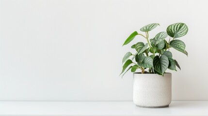 Obraz premium Versatile Studio Backdrop with White Background and Simulated Lighting for Object or Text Placement