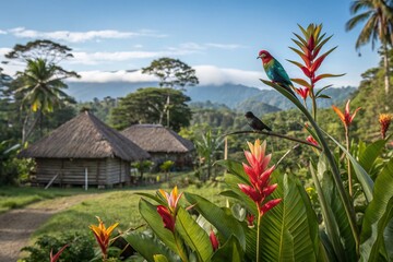 Papua New Guinea: Lush Rainforest & Vibrant Culture - High-Resolution Stock Photo