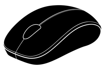 computer mouse isolated on white