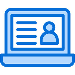 Vector Icon Online Learning, Webinar, Online Class, Education, Online Education