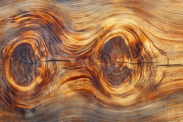 Fototapeta premium Close-up of a textured wooden surface showcasing natural patterns and colors.