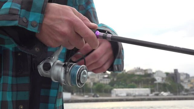 picking up fishing reel - 142