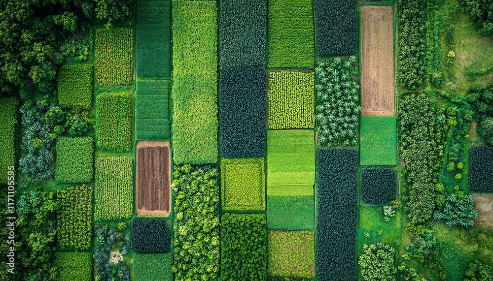 Poster smart agriculture concept, technologydriven farming solutions, precision farming with drones, sensor