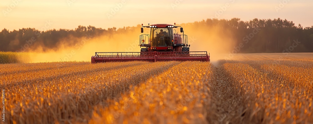 Poster Smart agriculture with advanced technologydriven solutions for efficient food production, drones, sensors, automated machinery, highresolution, 4K quality