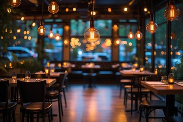  blurred hotel lobby with bokeh lights creates a warm and inviting atmosphere, perfect for use as a background in various design projects