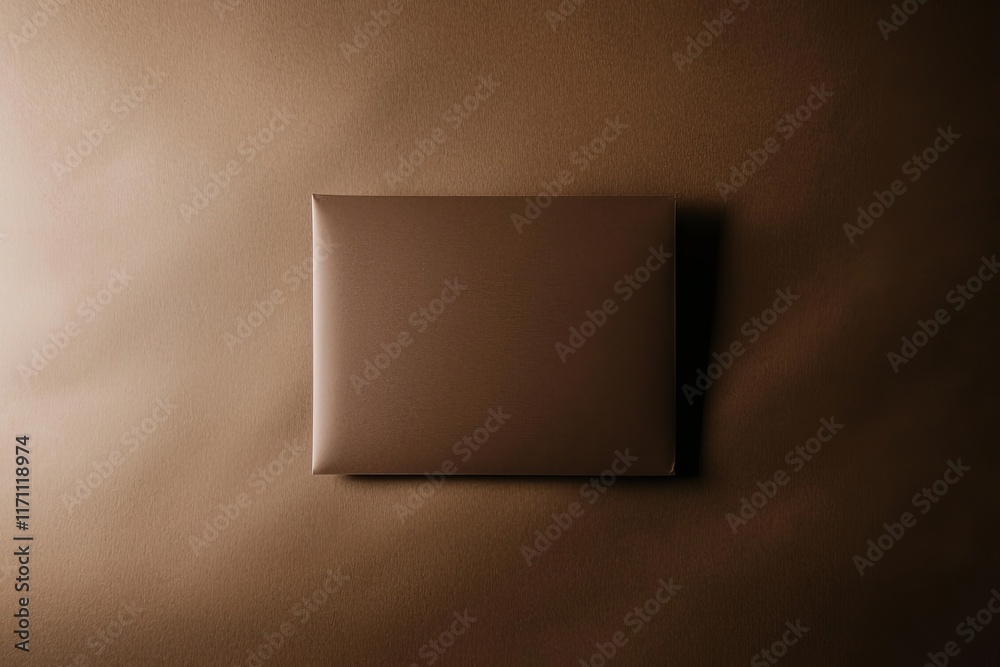 Poster Old-fashioned brown paper texture background. Seamless brown paper texture background. Paper texture close-up for background purposes. Softly patterned paper background. Highly intricate paper