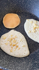 close up of pancakes