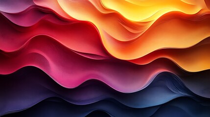 Obraz premium Abstract Colorful Waves Flowing Gradient Design