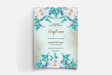 floral bridal shower invitation templates