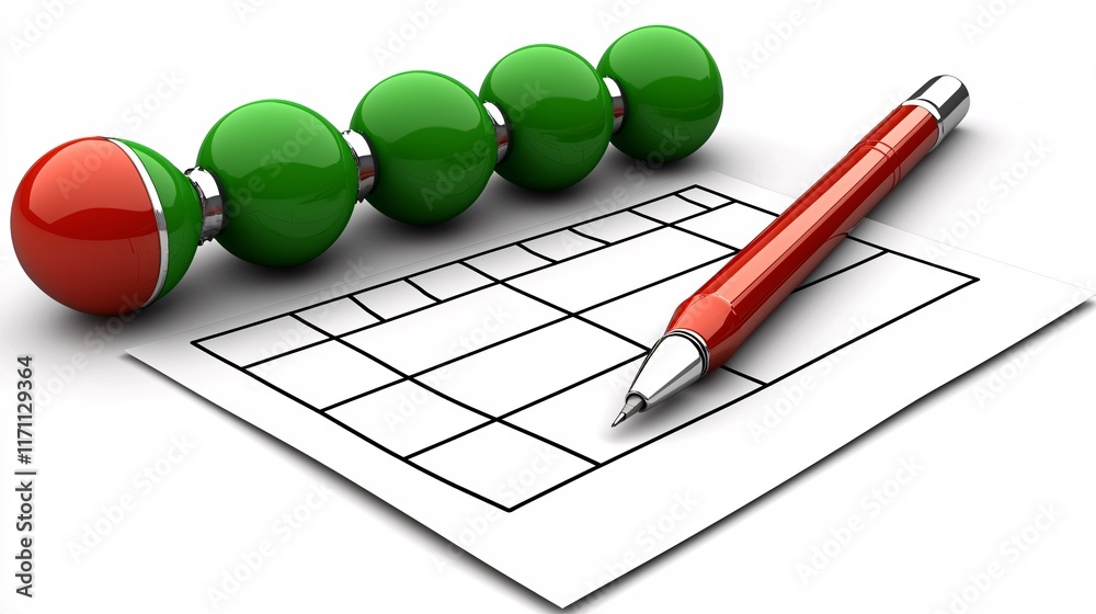 Poster insurance risk assessment detailed image of a checklist being marked during a risk evaluation sessio