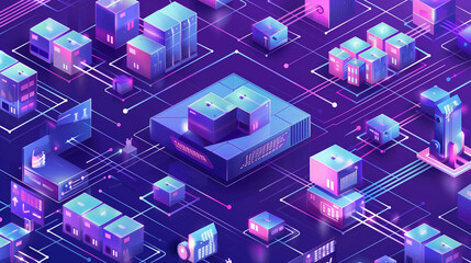 Procurement management and supply chain concept. Procurement icons related to logistics, supply chain, and inventory management. procurement in ensuring efficient business operations. delivery service