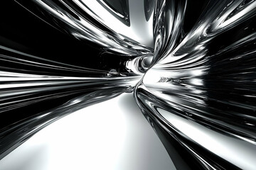 Abstract 3D Metallic Background