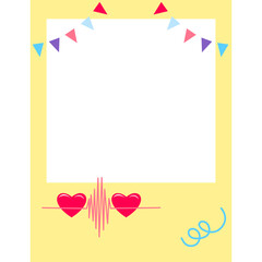 Heart Polaroid Frame