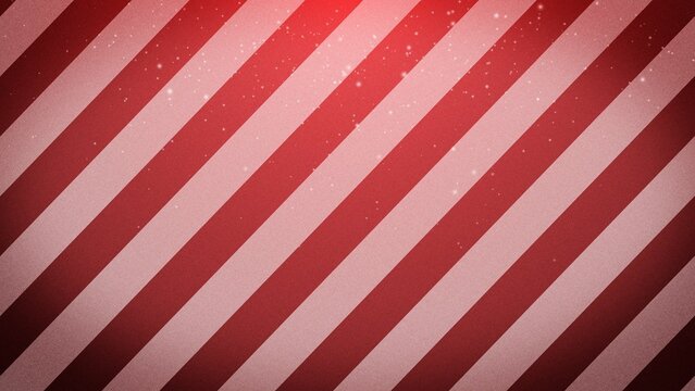Christmas Candy Cane Pattern Background with Snow (Customizable)