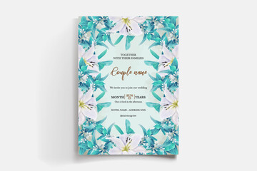 floral bridal shower invitation templates