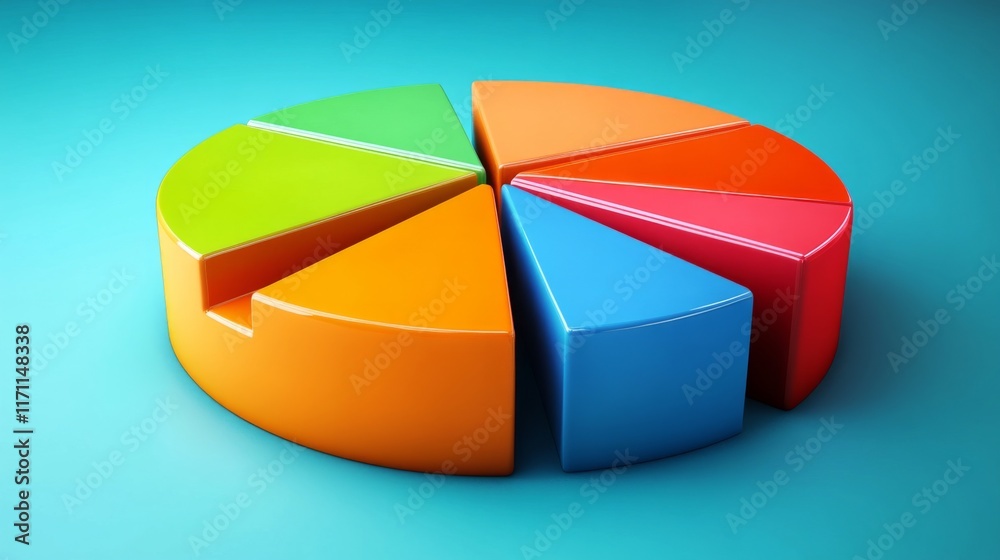 Aufkleber A sophisticated multi-layered financial graph illustrating complex data relationships, with smooth curves and a polished finish, conveying depth in business analysis.