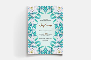 floral bridal shower invitation templates