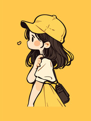 Elegant Illustration Of character