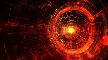 Fototapeta premium Abstract High Contrast Technology Background