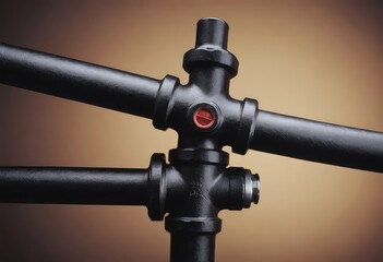 Obraz premium A pipe that has a candle emerging from its interior part