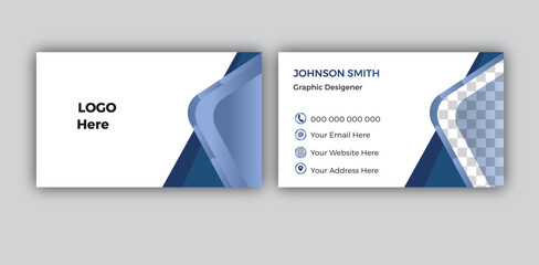 Modern creative clean simple Business Card template. Luxury business card design template. Elegant background with abstract vector illustration.