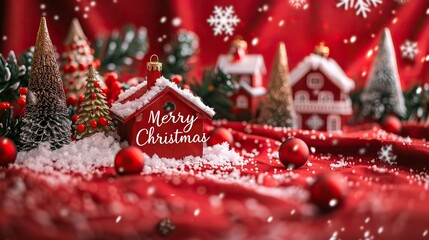 mery chrismas card and banner generated by AI