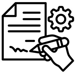 Sign Contract Icon