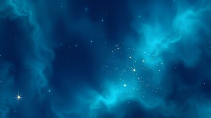 Naklejka premium blue background, space, stars, blue, sky