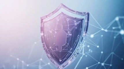 Digital Shield Concept with Technology Elements