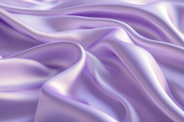 Obraz premium Lavender satin fabric with soft folds
