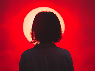 Portrait woman model