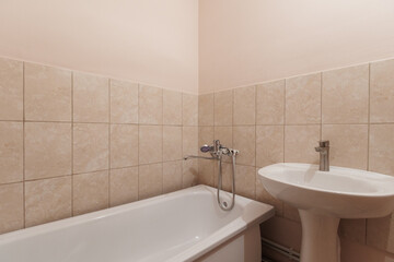modern bathroom room with toilet and washing machine