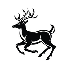deer silhouette vector
