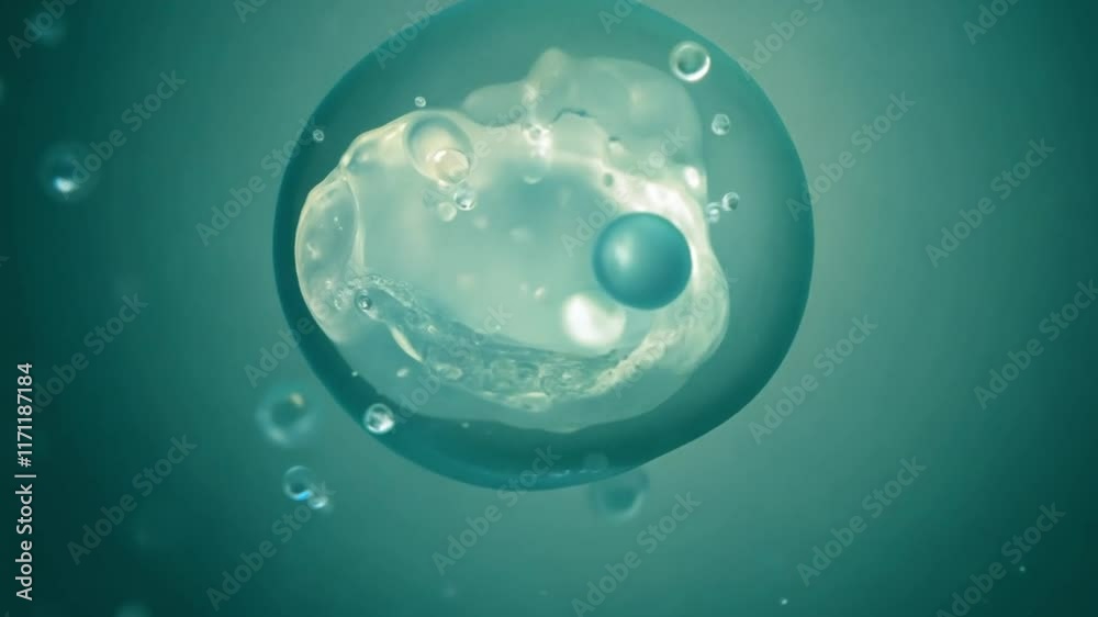 Poster this close up of embryos developing in incubators, highlighting their growth under controlled condit