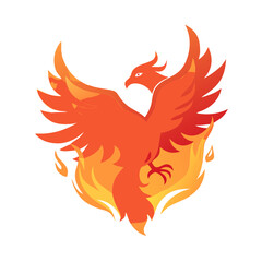 Naklejka premium heart with wings i con