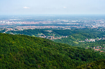view of the city