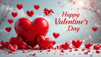 Celebrate Love in Style Happy Valentine's Day! ai generated
